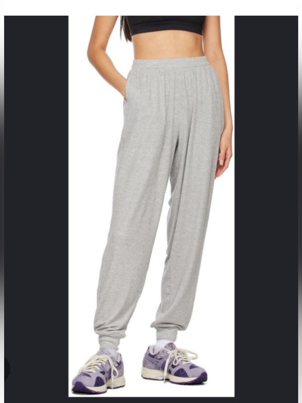 ALO Yoga Whisper Joggers in Grey